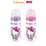 NUK 2 (1080)-Bình Sữa NUK Premium Choice+ Nhựa PP 300ml Núm Ti S1-M (Hello Kitty)